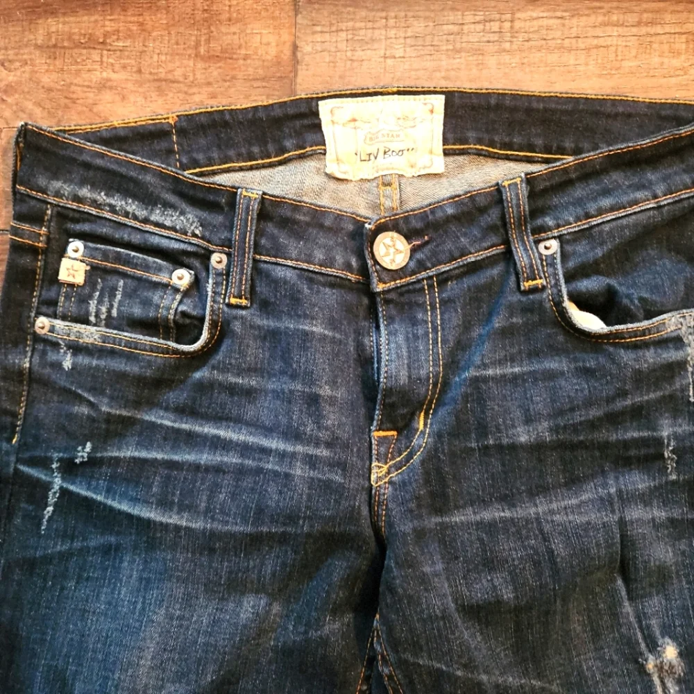 Big Star Women's Boot Cut Jeans - Dark Blue - Picture 2 of 14